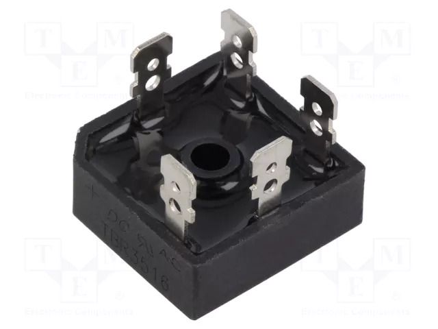 Bridge rectifier: three-phase; Urmax: 1.6kV; If: 35A; Ifsm: 400A DC COMPONENTS TBR3516-DC