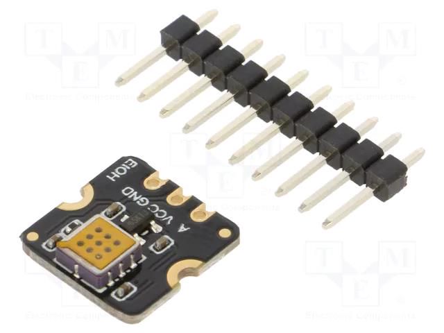 Sensor: gas level; ethanol (EtOH); 3.3÷5VDC; 13x13x2.5mm DFROBOT DF-SEN0569