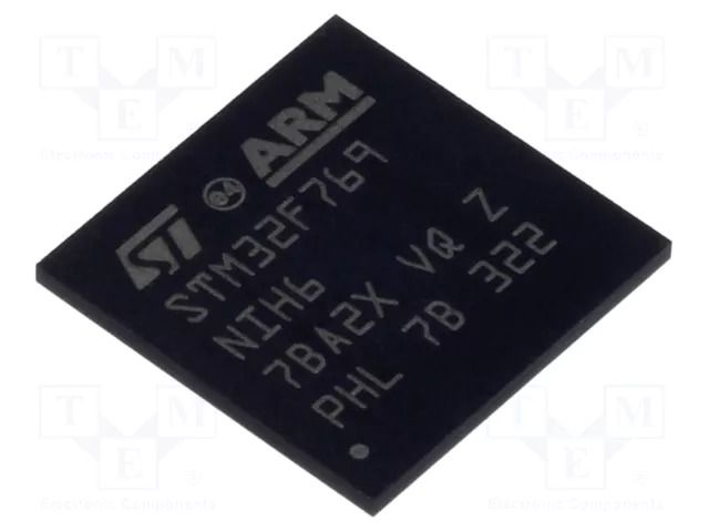 IC: STM32 ARM microcontroller; 216MHz; TFBGA216; 1.7÷3.6VDC STMicroelectronics STM32F769NIH6