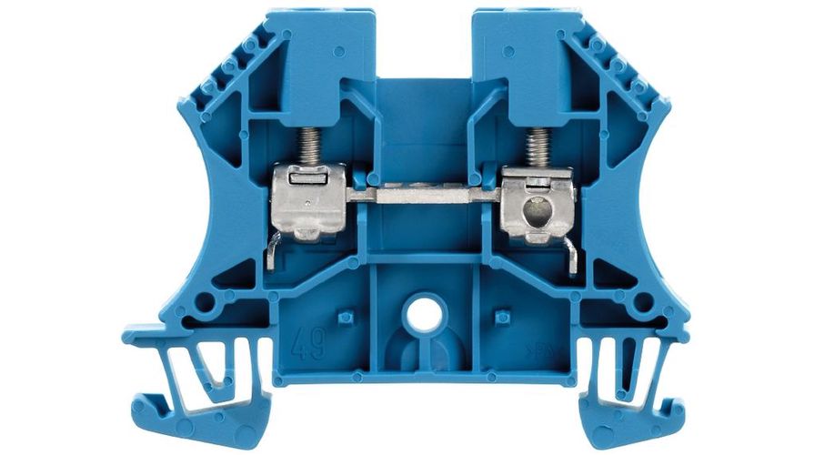 Feed-through terminal WDU 4 BL, Screw connection, 32 A, blue, Weidmuller 1020180000 4008190185237