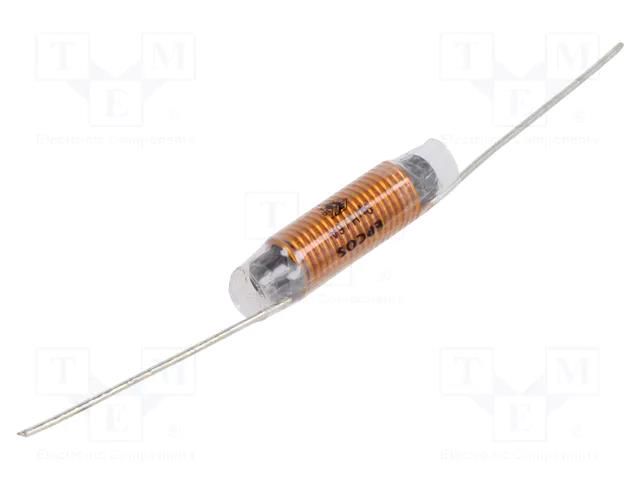 Inductor: wire; THT; 9uH; 6A; 12mΩ; Ø9x34mm; ±20%; 150MHz EPCOS B82111B0000C022