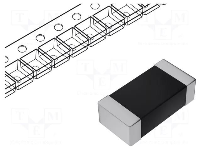 Varistor: multilayer; SMD; 2220; 35VAC; 45VDC; 7.7J; 1kA; 90V; 20mW EPCOS B72540E0350K062