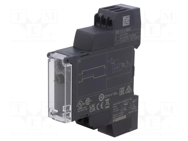 Timer; 0,1s÷100h; SSR; 230VAC/700mA,230VDC/700mA; Usup: 24÷240VAC SCHNEIDER ELECTRIC RE17LHBM