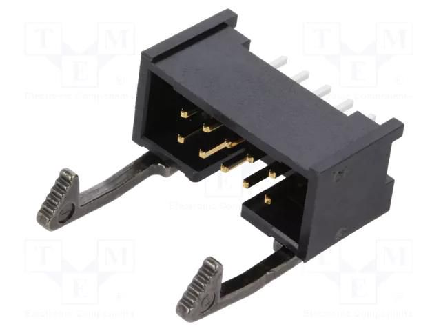 Connector: IDC; socket; male; PIN: 10; straight; snapped-in; THT TE Connectivity 1761606-3