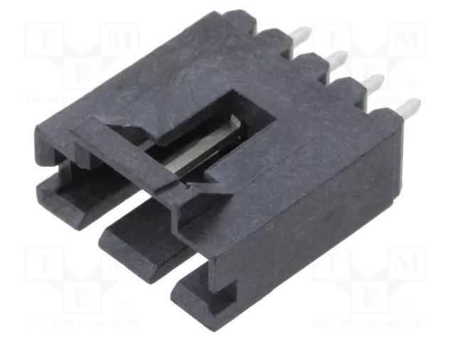 Connector: wire-board; socket; male; PIN: 4; AMPMODU MTE; straight TE Connectivity 5-103639-3