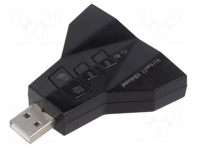 PC extension card: sound; Bluetooth 5.0,stereo 7.1,USB 2.0 SAVIO SAVAK-08