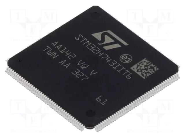IC: STM32 ARM microcontroller; 400MHz; LQFP176; 1.62÷3.6VDC STMicroelectronics STM32H743IIT6