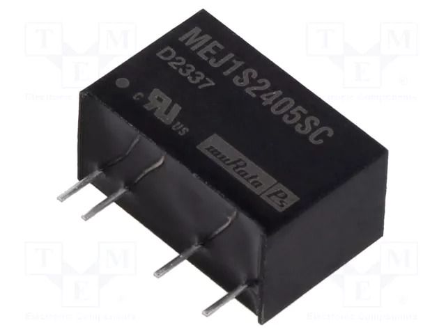 Converter: DC/DC; 1W; Uin: 21.6÷26.4VDC; Uout: 5VDC; Iout: 200mA; SIP Murata Power Solutions MEJ1S2405SC