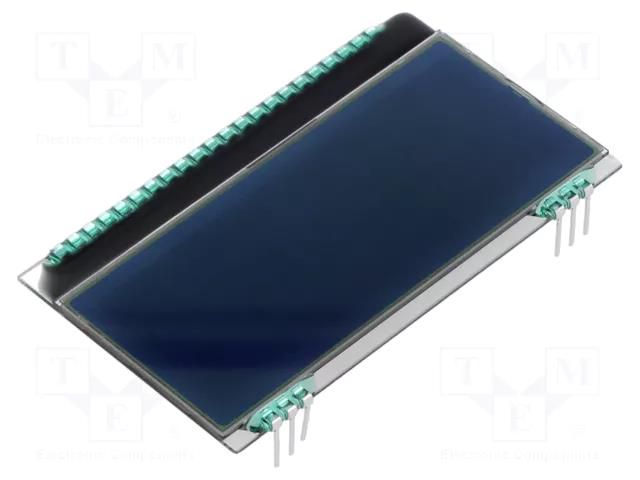 Display: LCD; alphanumeric; STN Negative; 20x4; black; 66x38.1mm DISPLAY VISIONS EADOGM204S-A