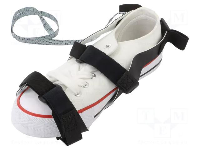 ESD shoe grounder; ESD; L; Features: under heel,resistor 1MΩ DESCO EUROPE SCS-FSG1M-L