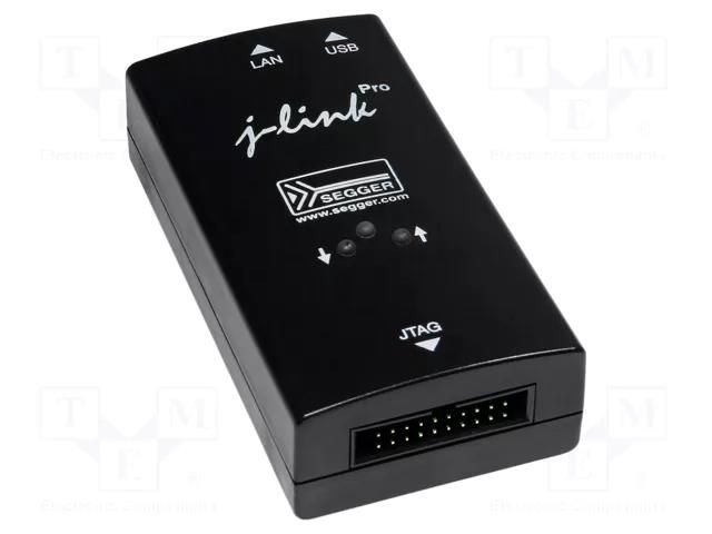 Programmer: debugger; 1.2÷5VDC; 20pin,RJ45,USB B; 100x53x27mm SEGGER MICROCONTROLLER J-LINK-PRO