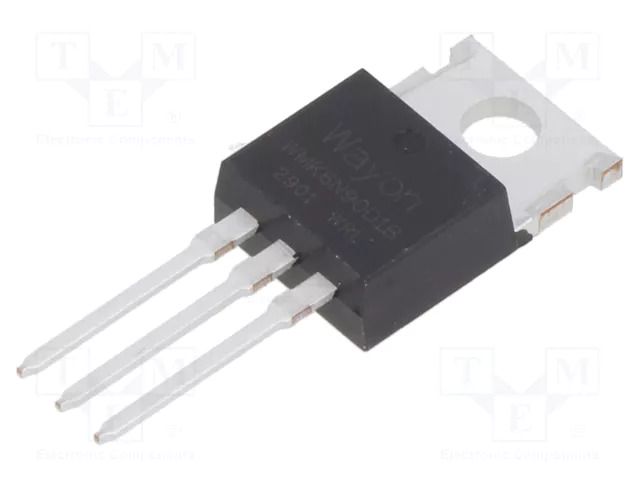 Transistor: N-MOSFET; unipolar; 900V; 6A; TO220-3 WAYON WMK6N90D1B-CYG