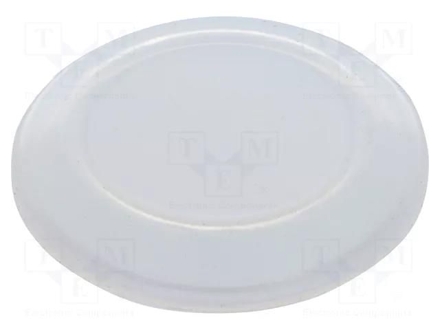 Cover; 84; 25mm; silicone; Body: transparent EAO 84-9103.7