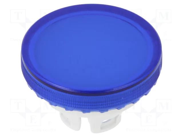 Actuator lens; 22mm; 84; blue,transparent; plastic EAO 84-7111.600
