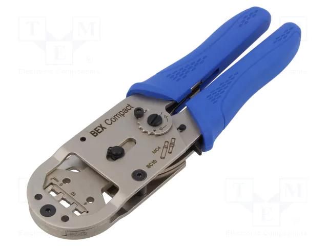 Tool: for crimping; solar connectors type MC4; 12AWG÷8AWG; 198mm BEX BEX-BC9