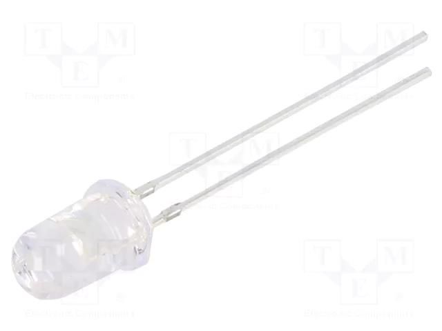 LED; UV; 60°; 20mA; 114mW; λd: 370÷380nm; 3÷3.8VDC; THT; Front: convex OPTOSUPPLY OSV2YL5B61A