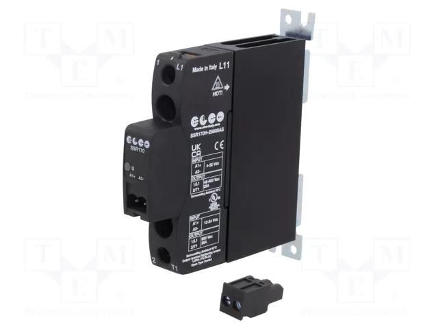 Relay: solid state; Ucntrl: 4÷32VDC; 25A; 48÷600VAC; SSR170H ELCO SRL SSR170H-25600AS
