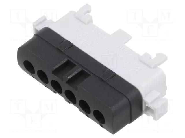 Splice terminal: distribution block; 76A; 400V; screw terminal POKÓJ LPI-6S