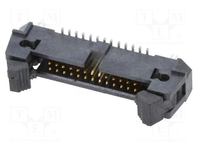 13+13 Pos. Male DIL Vertical SMT Conn. with Ejector (T+R) HARWIN M50-3651342R