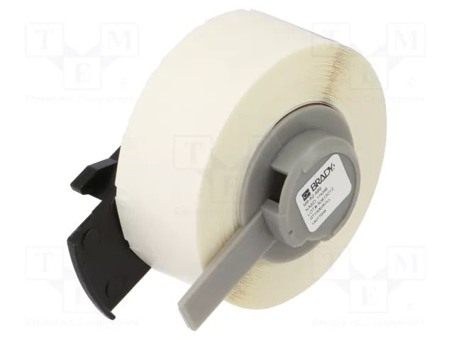 Label; white; 9.53mm BRADY M6-82-499
