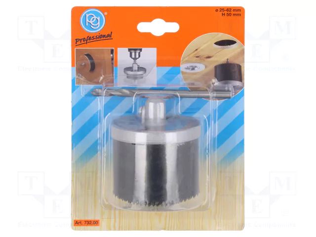 Hole saw; wood,drywall,chipboard; 6mm PG PROFESSIONAL PG-732.00
