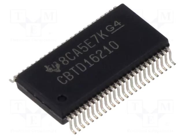 IC: digital; bus switch,FET,level shifter; Ch: 20; SMD; SSOP48 TEXAS INSTRUMENTS SN74CBTD16210DL