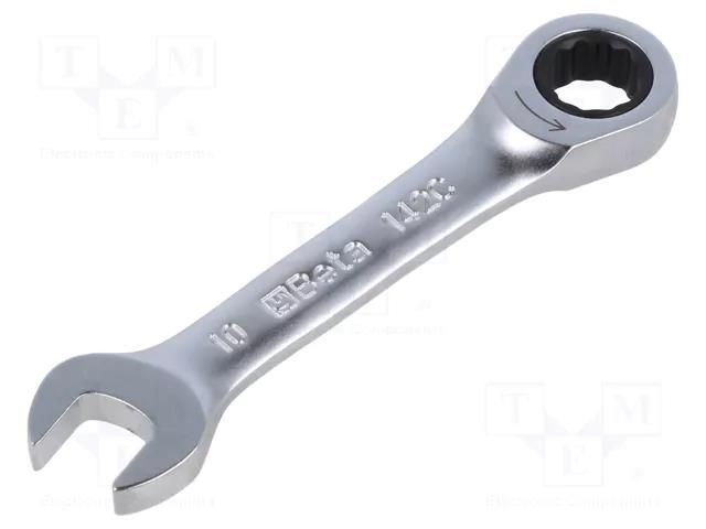 Wrench; combination spanner,with ratchet; 10mm BETA BE142C/10