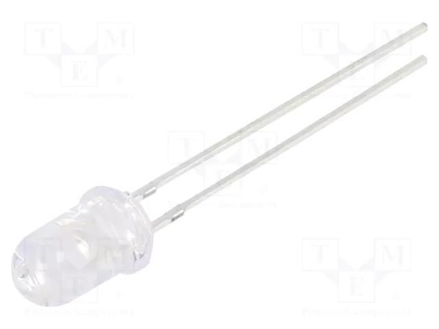 LED; UV; 30°; 20mA; 114mW; λd: 370÷380nm; 3÷3.8VDC; THT; Front: convex OPTOSUPPLY OSV2YL5A31A