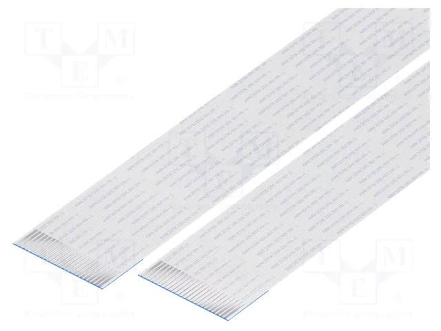 FFC tape; Cores: 24; Tape ph: 1mm; L: 203mm; 1A; 60V; FFC10-TIN GCT 10-24-A-0203-C