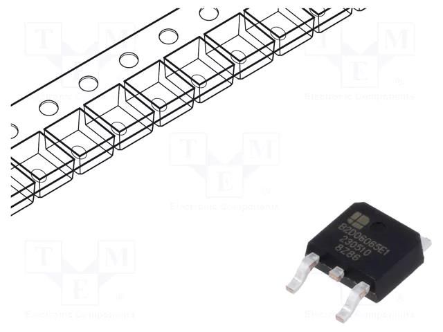 Diode: Schottky rectifying; TO252-2; SiC; SMD; 650V; 6A; reel,tape BASiC SEMICONDUCTOR B2D06065E1