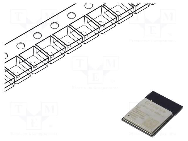 Module: IoT; Bluetooth Low Energy,WiFi; PCB; IEEE 802.11b/g/n ESPRESSIF ESP32S3-MINI-1-8