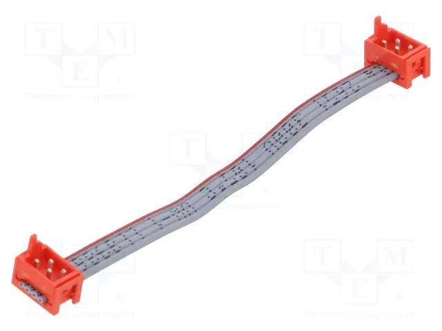 Ribbon cable with connectors; Tape ph: 1.27mm; PIN: 4; Len: 0.075m TE Connectivity 2205060-1