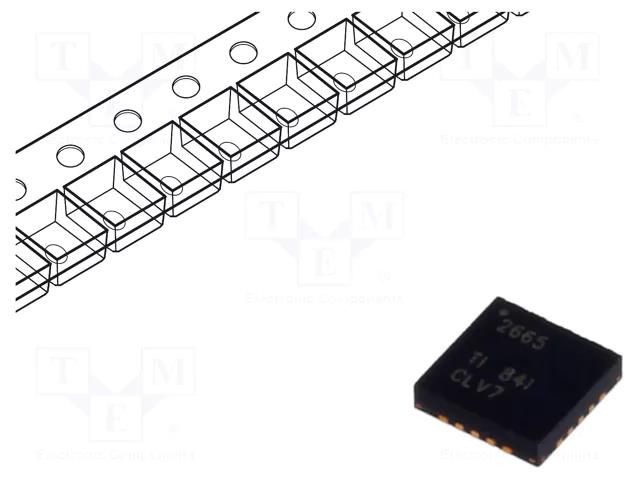 IC: driver; I2C; QFN20; 3÷5.5VDC TEXAS INSTRUMENTS DRV2665RGPR