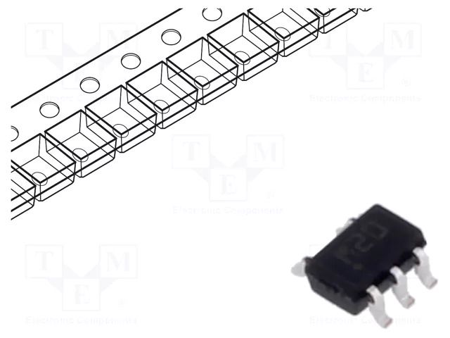 IC: temperature sensor; -55÷130°C; SOT323-5L; SMD; Accur: ±1.5°C STMicroelectronics STLM20W87F