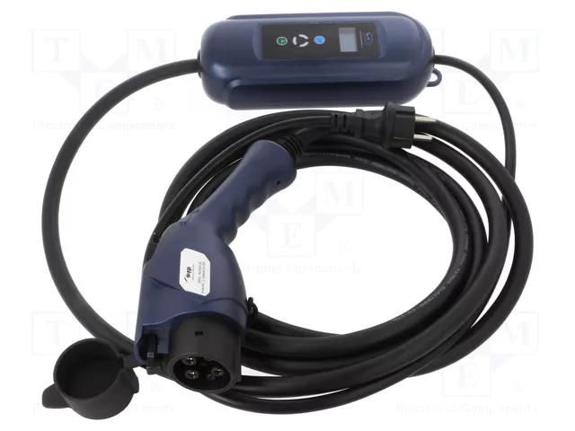 Charger: eMobility; 2x0.5mm2,3x2.5mm2; 3.8kW; IP54; 5m; 16A AKYGA AK-EC-01