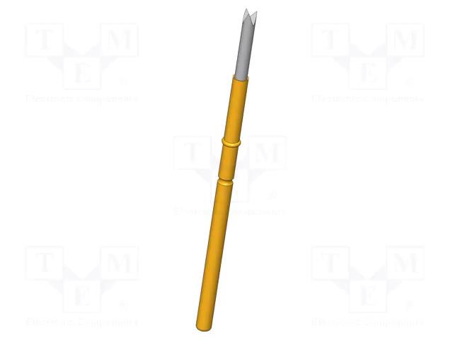 Test needle; Operational spring compression: 6.4mm; 5A; Ø: 1.3mm INGUN GKS-422-0233