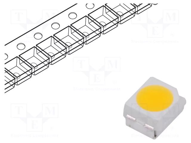LED; white warm; SMD; 3528,PLCC2; 1800÷2300(typ)-3550mcd; 3000K BROADCOM (AVAGO) ASMT-UWB1-NX3H2