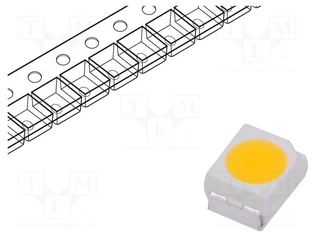 LED; white warm; SMD; 3528,PLCC2; 1800÷2300(typ)-3550mcd; 2700K BROADCOM (AVAGO) ASMT-UWB1-NX3J2