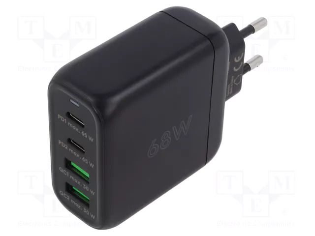 Power supply: switching; mains,plug-in; 3.3÷11VDC,; 68W; 86.7% GOOBAY ZSI-64817