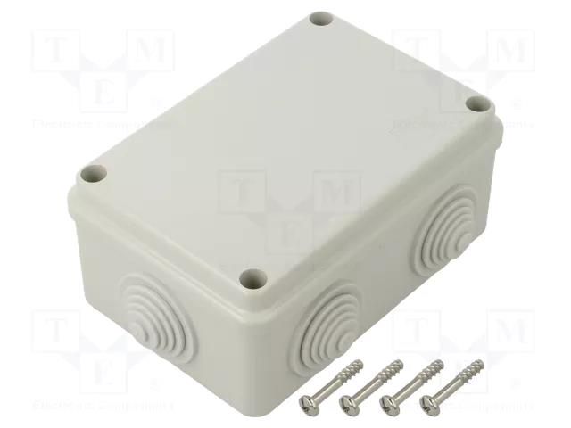 Enclosure: junction box; X: 88mm; Y: 128mm; Z: 58mm; wall mount; IP55 SCAME SCAME-685.005