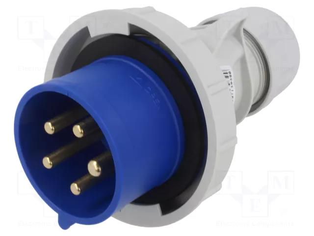 Connector: AC supply 3-phase; plug; male; 32A; 250VAC; IEC 60309 PCE 0252-9