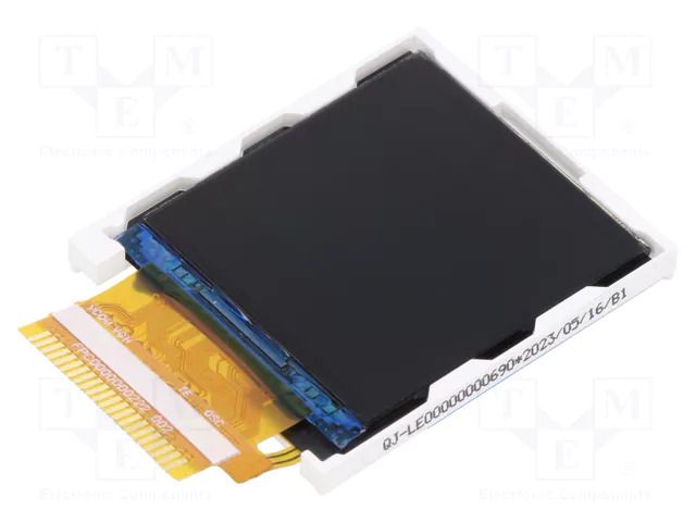 Display: TFT; 1.44"; 128x128; Illumin: LED; Dim: 31.1x36.9x2.85mm POWERTIP PH128128T041-LAA07