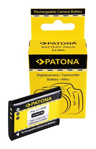 PATONA Battery for Olympus Li50B RICOH DB100 Pentax WG-8 D-Li92 mju 850S, PATONA 1032 4260218592322