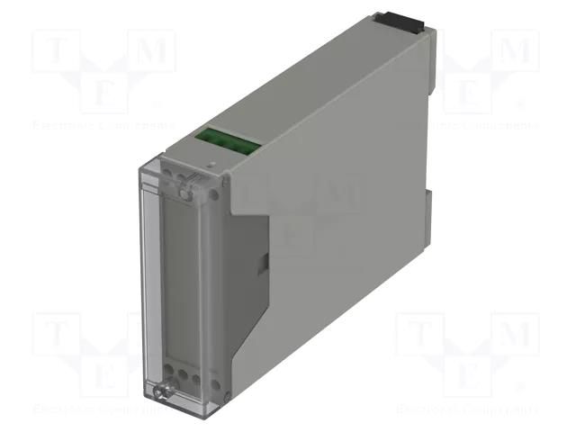 Enclosure: for DIN rail mounting; Y: 109mm; X: 22.5mm; Z: 75mm; ABS BOPLA CN22AK-SET