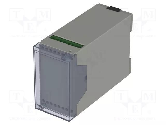 Enclosure: for DIN rail mounting; Y: 109mm; X: 45mm; Z: 75mm; ABS BOPLA CN45AK-SET