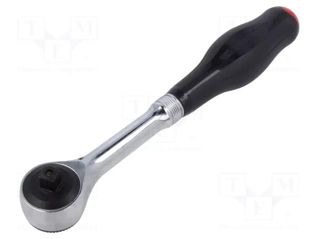 Rattle; 3/8"; twistable; 233mm; Teeth: 60 FACOM FACOM-J.360