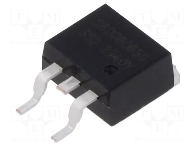 Diode: Schottky rectifying; D2PAK; SiC; SMD; 650V; 6A; reel,tape SMC DIODE SOLUTIONS S6D06065GTR-SMC