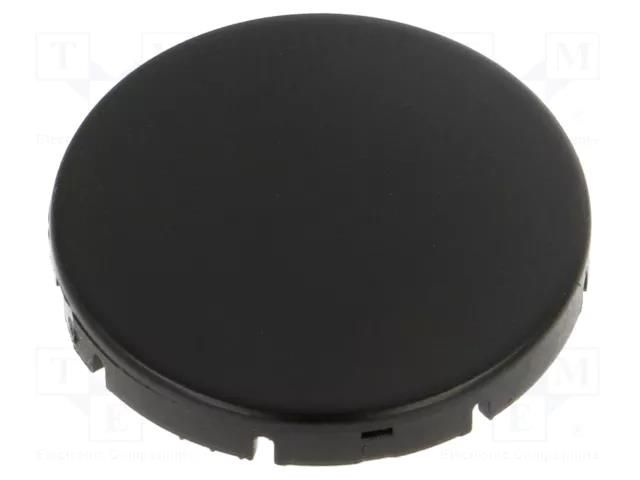 Actuator lens; RONTRON-R-JUWEL; black; Ø19.7mm SCHLEGEL T22RRGSW