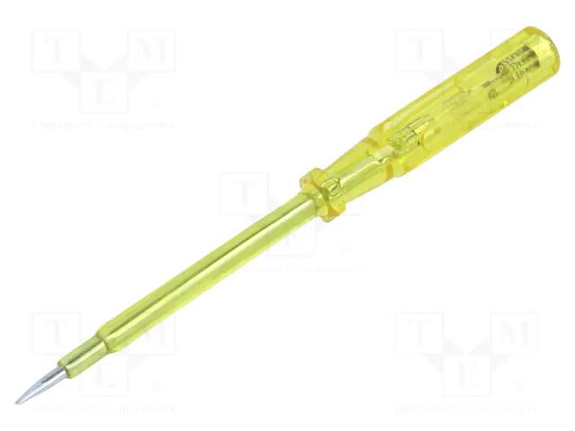 Voltage tester; slot; Blade length: 100mm; Overall len: 187mm C.K CK-440013