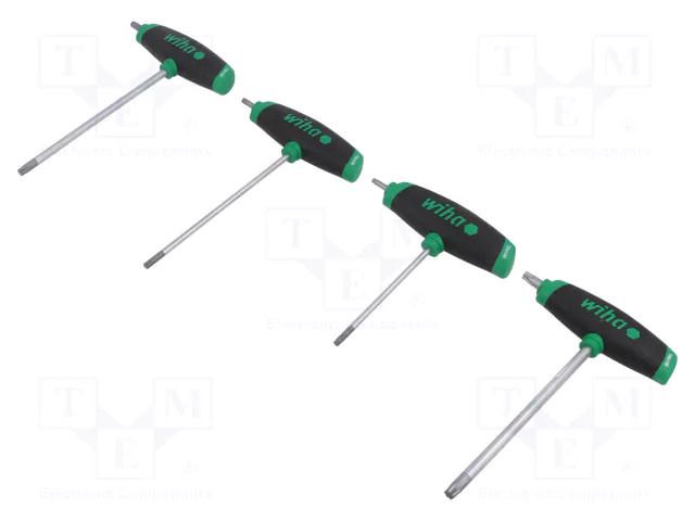 Wrench: Torx®-set; TX10,TX15,TX20,TX25,TX30,TX40; 6pcs. WIHA WIHA.45622